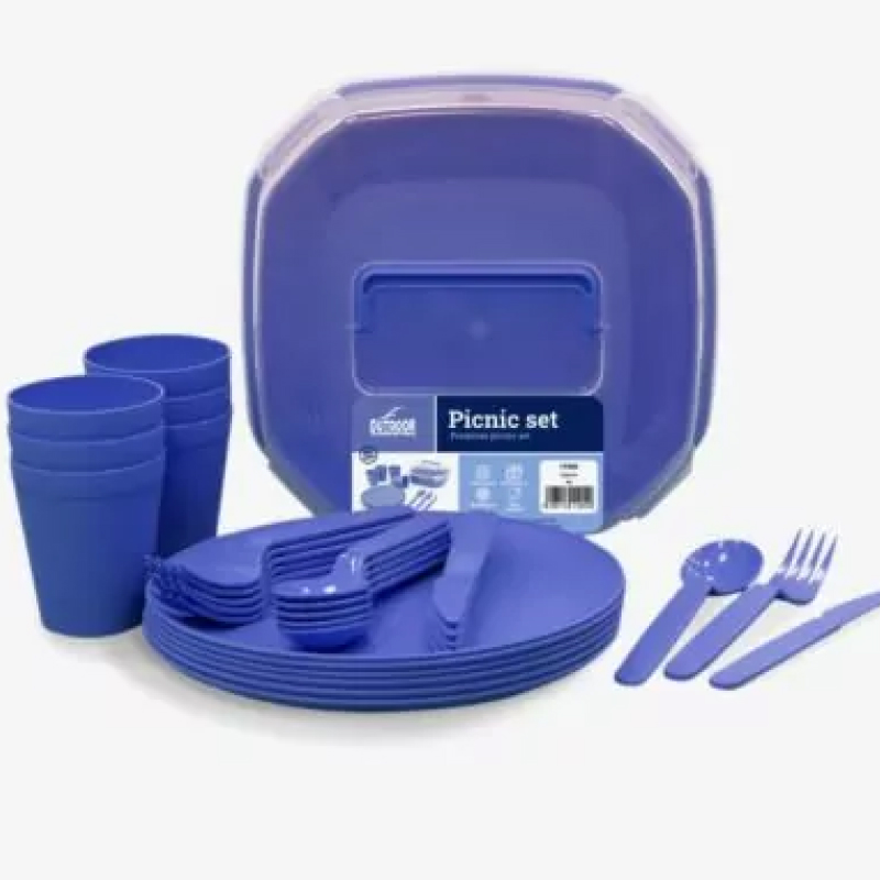 סט כלים לפיקניק 6 אנשים